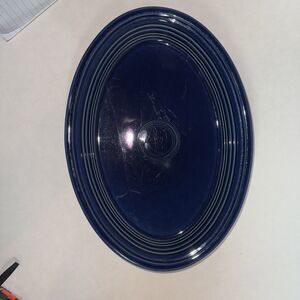 Fiesta Serving Platter Navy 13.5" x 9.5" Homer Laughlin Fiestaware USA HLC